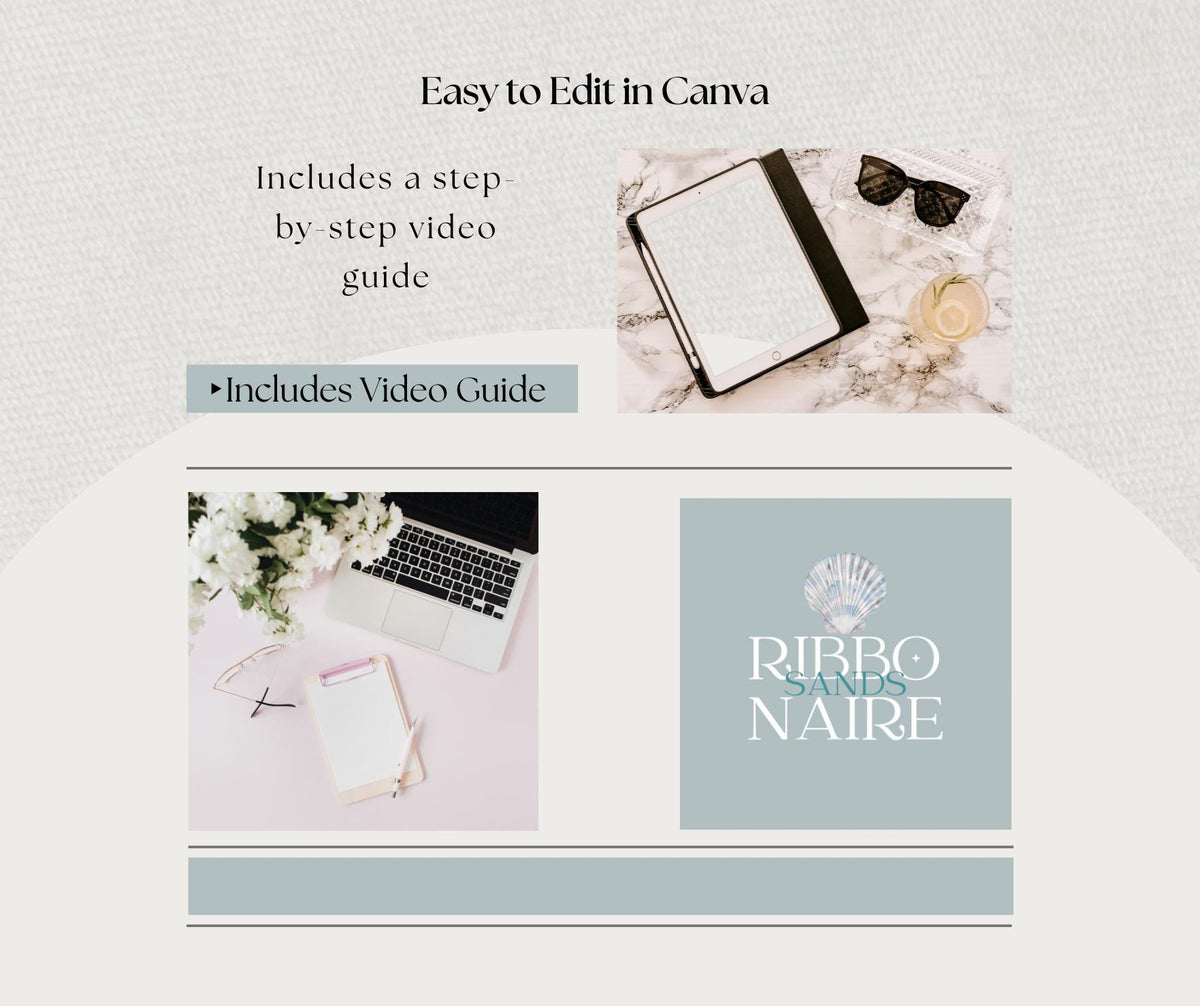 Coastal Wedding Invitation. Scallop Shell Minimalist Invite. Seashell Editable Canva Template, Instant Download.