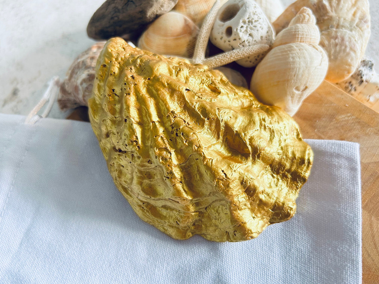 Loved & Married Natural Oyster Shell Jewellery Gift Set With A Freshwater Pearl.