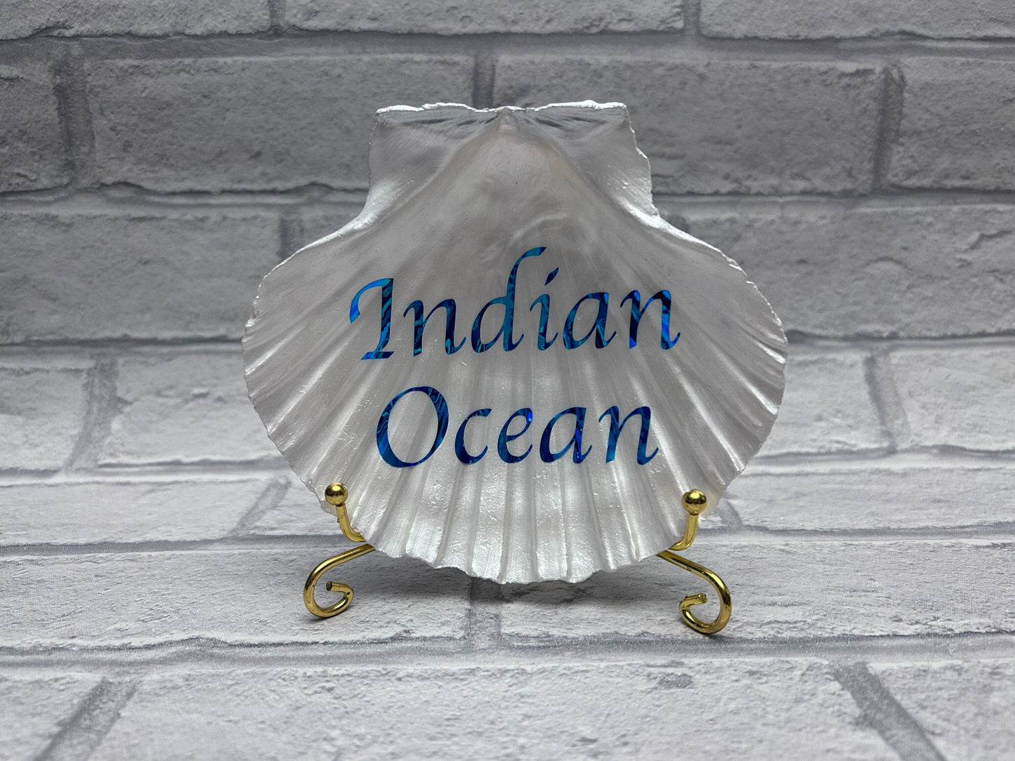 Wedding Shell Custom Table Name or Number Beach Theme Wedding Signs.