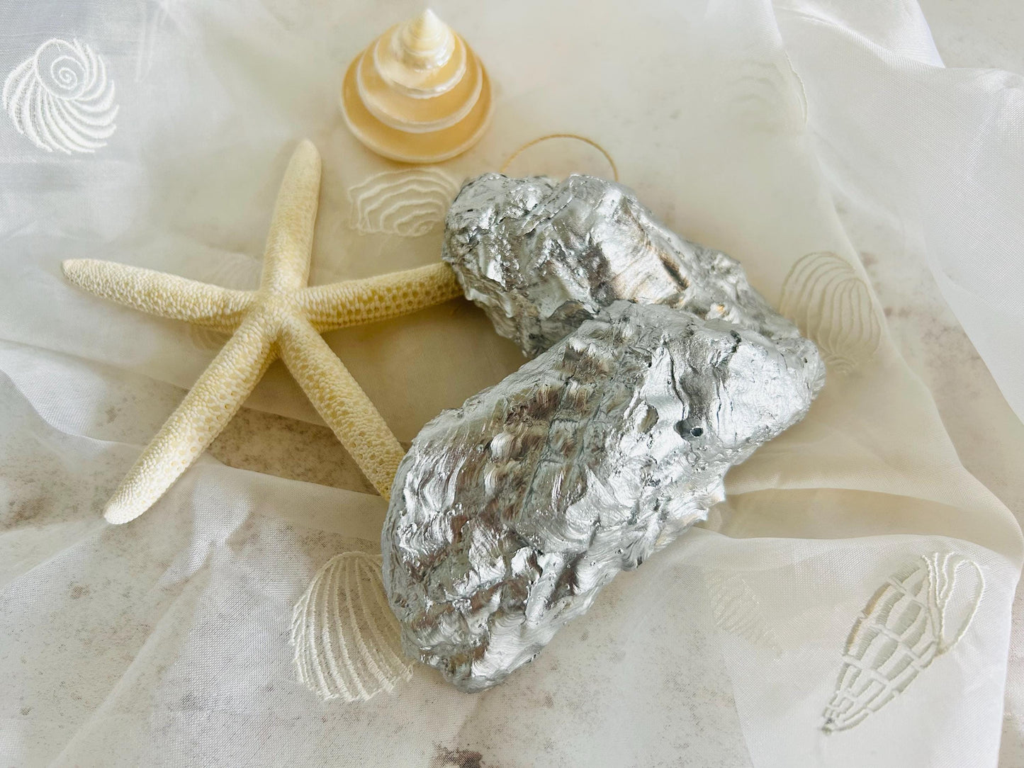Silver Oyster Shell Dish. The World is Your Oyster with Freshwater Pearl. Graduation Gift.