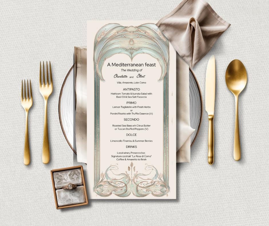 Blue Wedding Invitation Suite. Elegant Arch and Floral Digital Download. Customisable Editable Template.