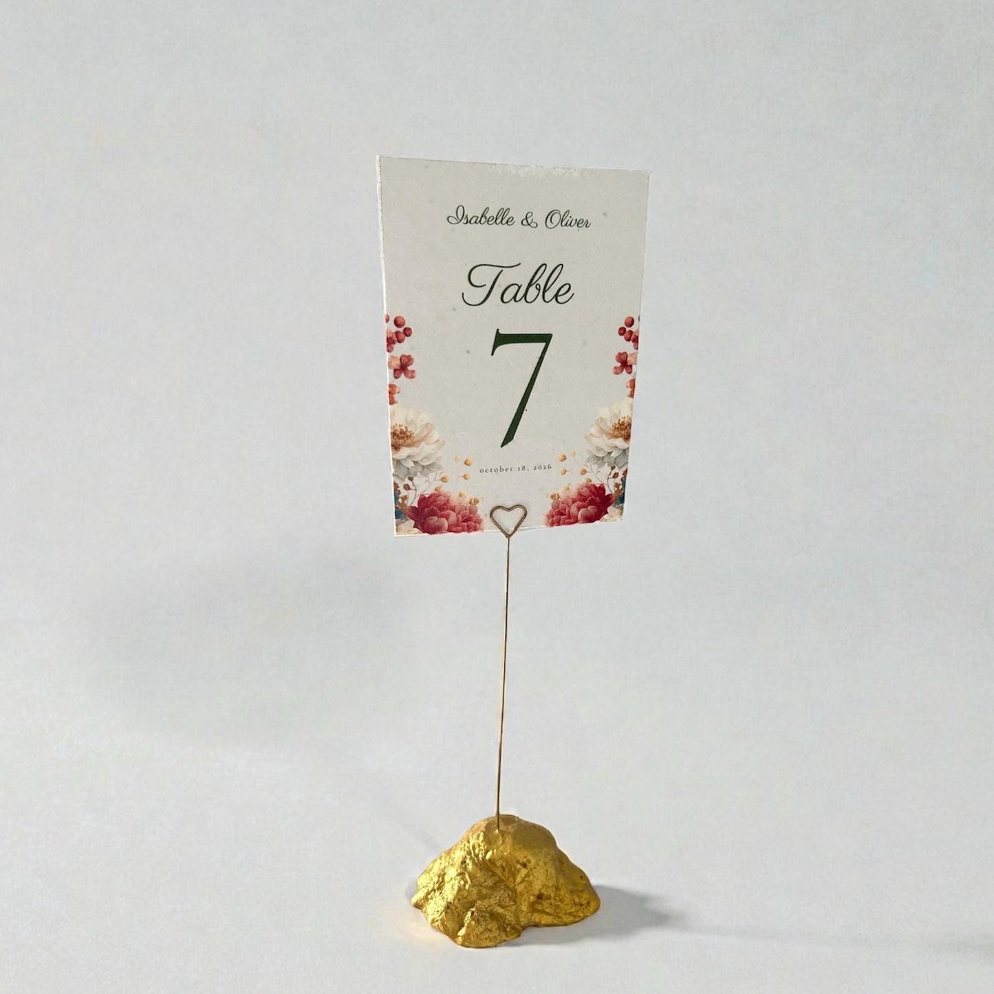 Oyster Shell Table Number Holder. Coastal Wedding Decor. Beach Theme Place Card Holder.