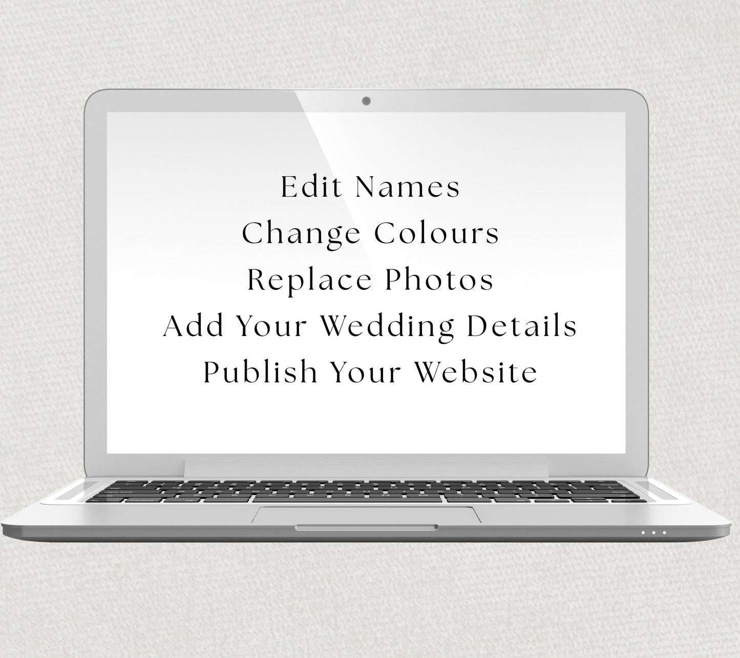 Black Gold Wedding Site Template, Canva Editable, Elegant Bridal Website, RSVP Page.
